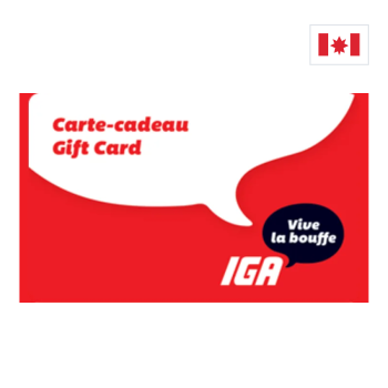 IGA Gift Card (CA)｜加拿大数字礼品卡