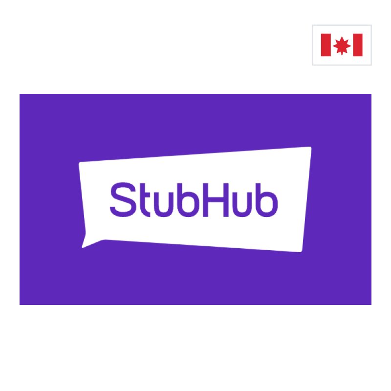 StubHub Gift Card (CA)｜加拿大数字礼品卡