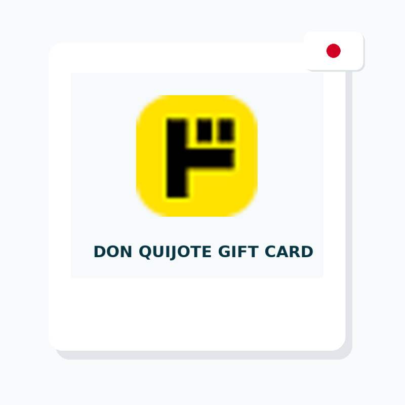 Don Quijote Gift Card (JP)｜日本数字礼品卡