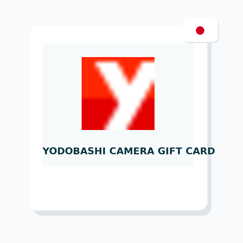 Yodobashi Camera Gift Card (JP)｜日本数字礼品卡